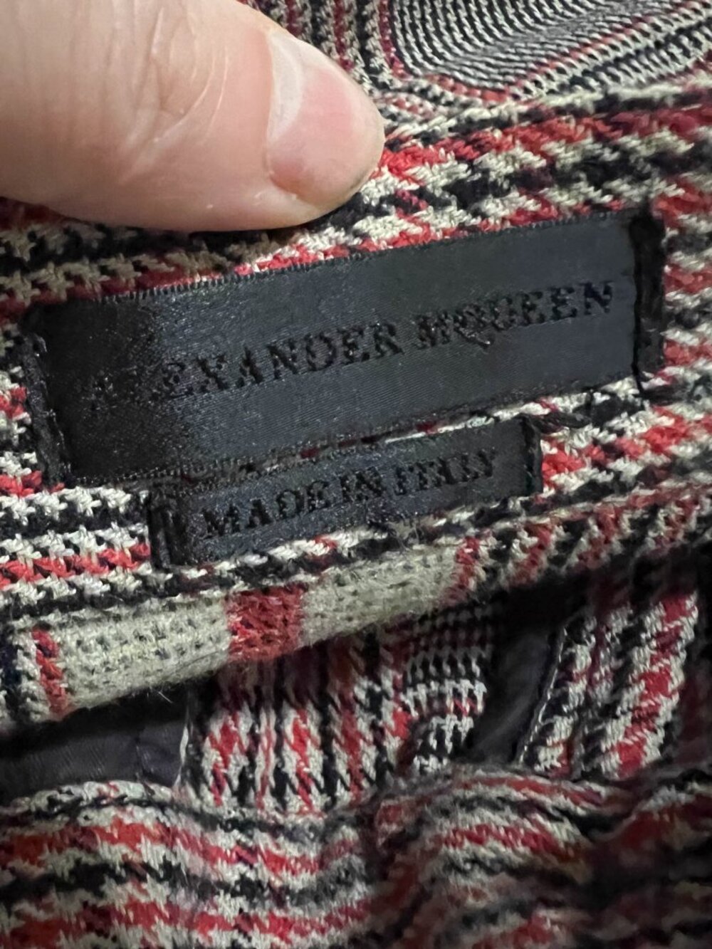 Alexander McQueen Plaid Trousers 46 - Picture 13 of 15